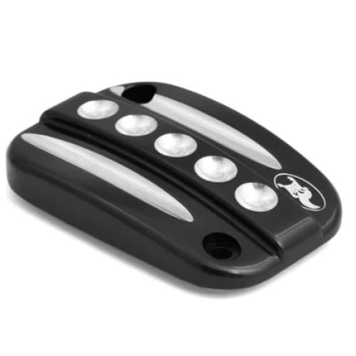 Ken's Factory Neo-Fusion Clutch Master Cylinder Cover, Black Machine, Touring 2011-2025  V-Rod  2013-2017