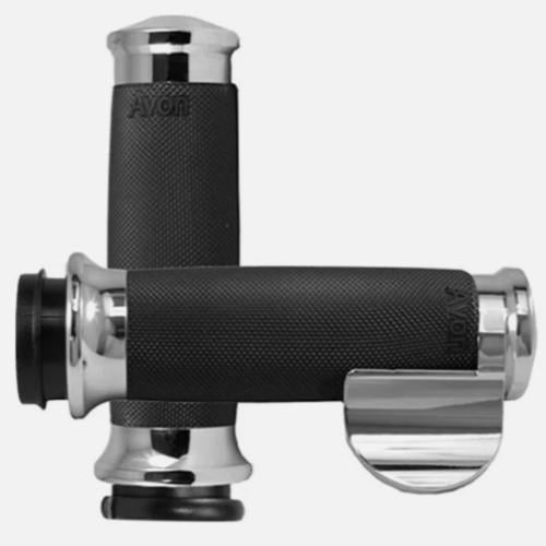 مقابض  من Avon Grips كروم تورينق 2008-2024 سوفتيل +18