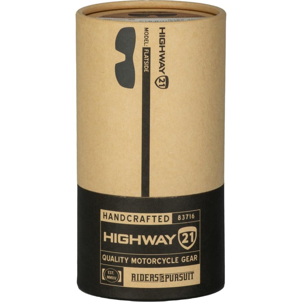 نظارة هجينة مسطحة من  Highway 21 باللون الأسود