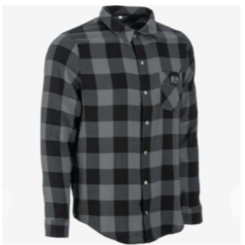 قميص باللون الأسود والرمادي من Fly Racing مقاس Small