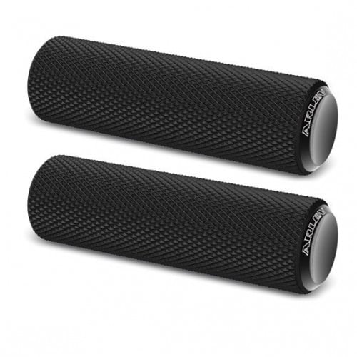 Arlen Ness Black Knurled Fusion Series Grips Harley Tuoring