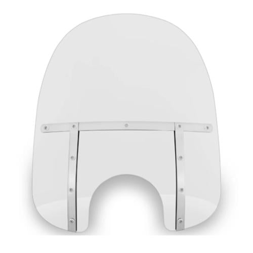 MEMPHIS SHADES Fats Windshield - 19" - Clear Softail/Dyna/Sporster 1973-2024