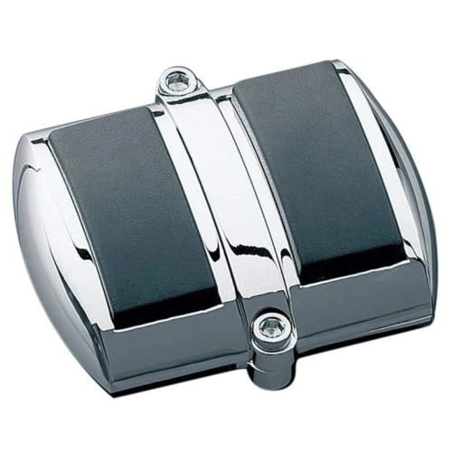 غطاء دواسة الفرامل عرض 3 بوصات لون كروم  من Kuryakyn لدراجاتHonda / Yamaha / Suzuki / Kawasaki  1996-2025