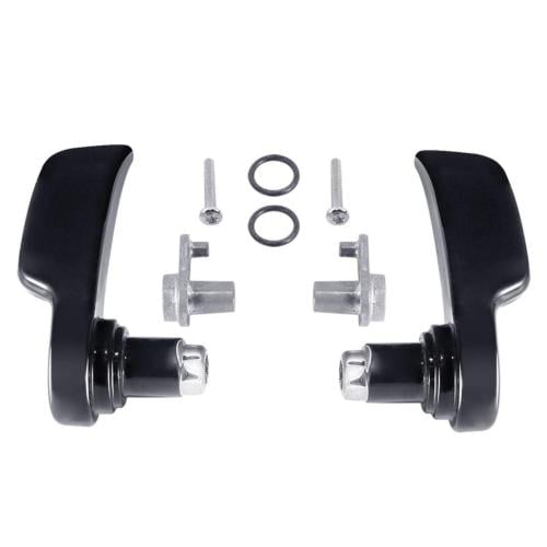 اقفال سدل باق لون BLACK-CHROME لدراجات هارلي تورينق  2014-2024