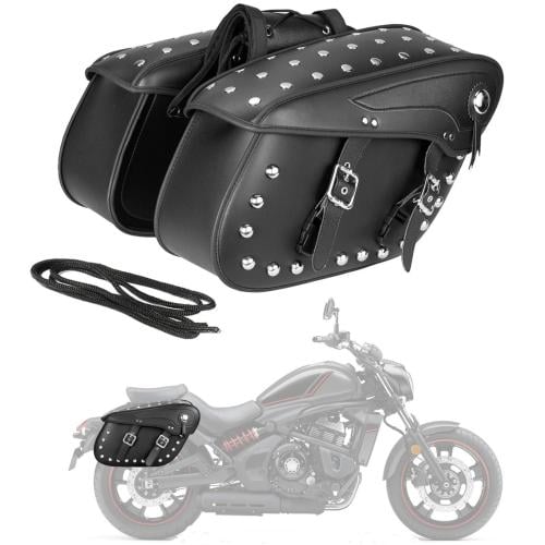 شنطة جانبية من الجلد الصناعي Harley Suzuki Kawasaki