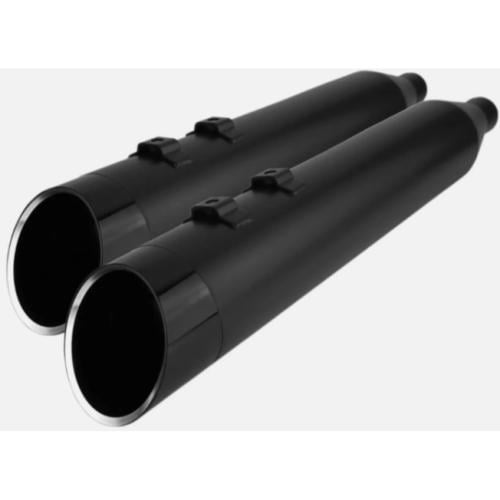 مفلر أسود من Khrome Werks لدراجات هارلي تورينق 2017-2025