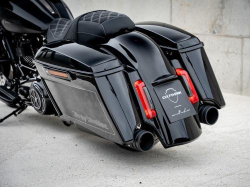 طقم تعديل الجزء الخلفي "Bagger" V1 لون BLACK / Paintable  لدراجات هارلي تورينق 2023 2025