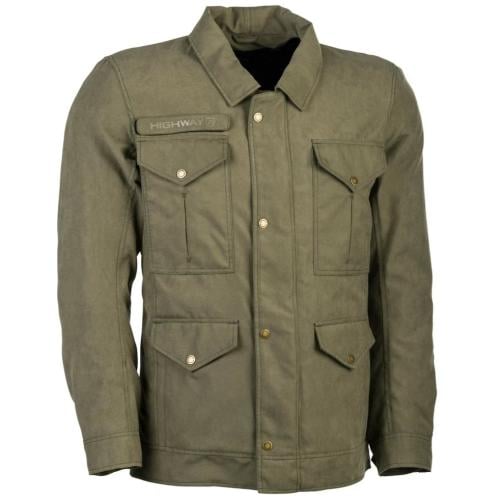 جاكيت وينشستر قماش من HIGHWAY 21 لون أخضر مقاس  Medium