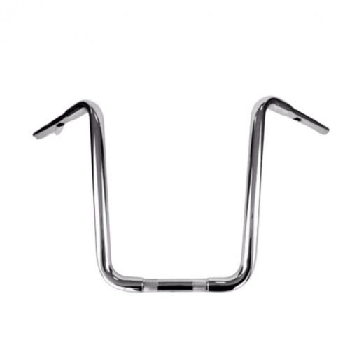 16IN هاندل بار  Ape عرض 1.25 كروم / اسود هارلي سوفتيل داينا