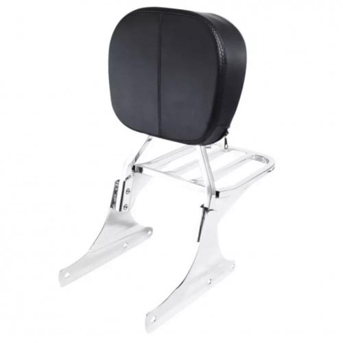 باك رست مع سلة امتعة لدراجات هارلي سوفتيل كروم / اسود  1984-2017