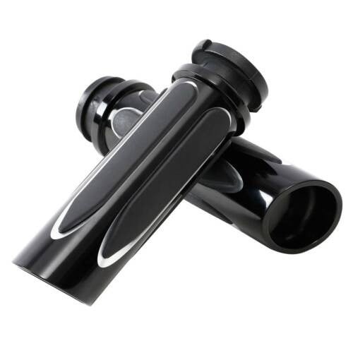 مقابض كروم/ اسود  اكتروني لدراجات هارلى تورينق