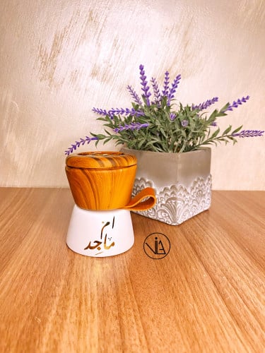 مبخرة خزف بالاسم