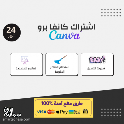 اشتراك كانفا برو | سنتين