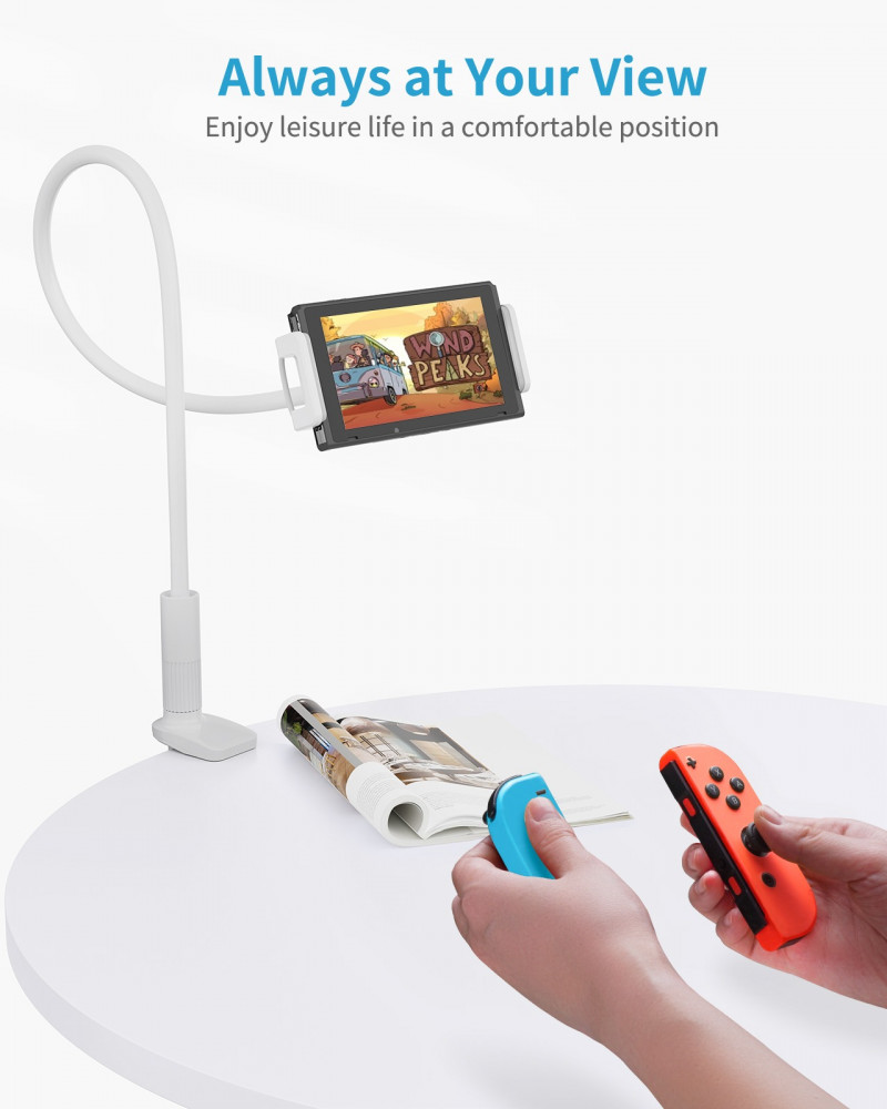 قاعدة تثبيت سايجي للجوال و للايباد على الطاوله - أبيض