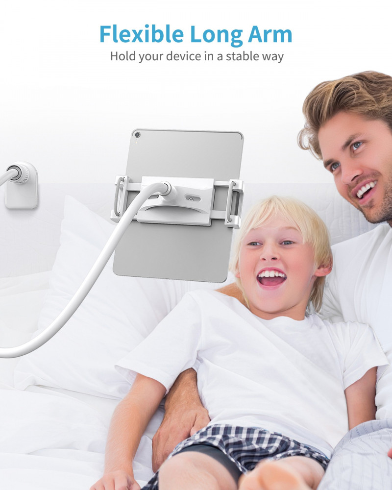 قاعدة تثبيت سايجي للجوال و للايباد على الطاوله - أبيض