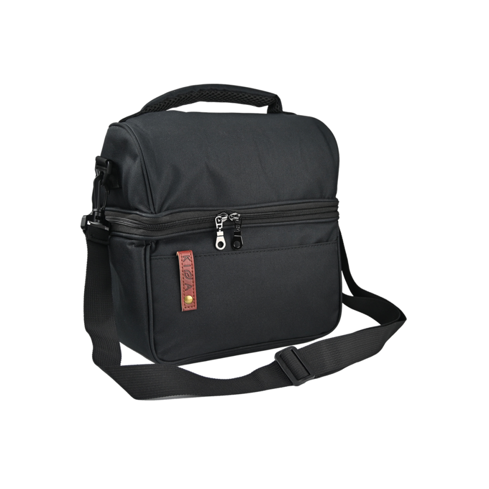 شنطة كفة لأدوات القهوة رمادي بعلامة بني