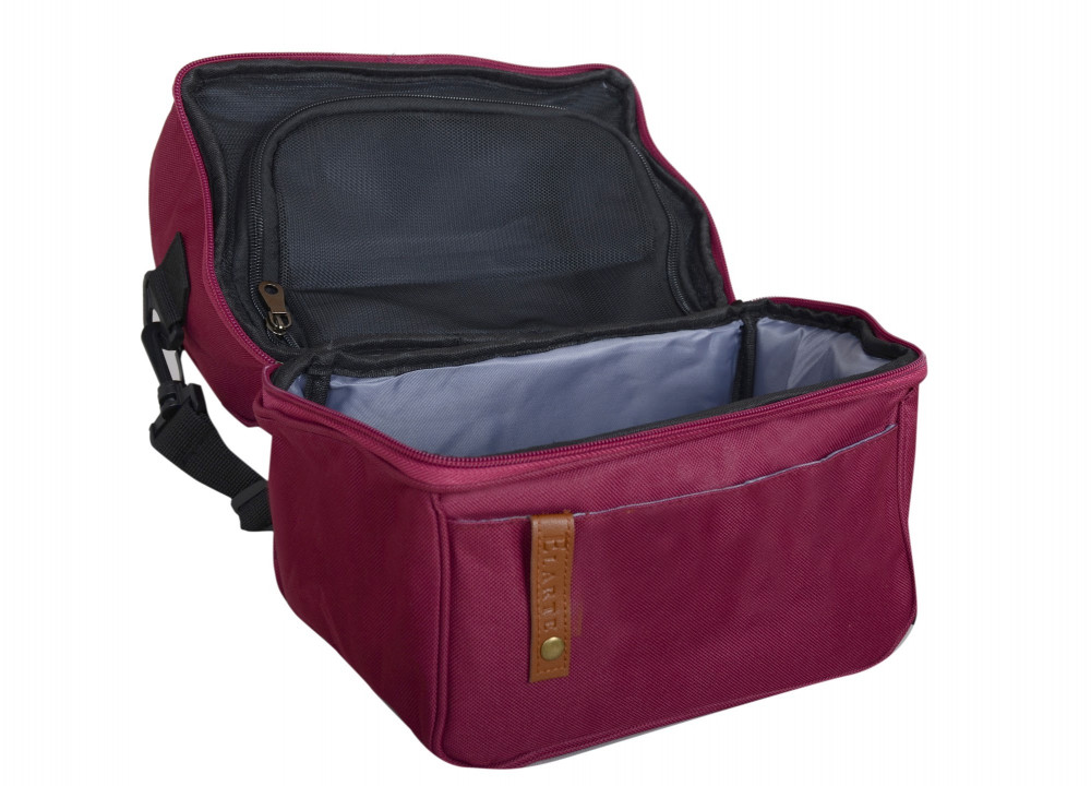 شنطة إل ارتي (EL ARTE) لأدوات القهوة اللون العنابي