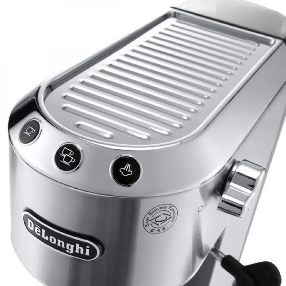 ديلونجي صانعة القهوه كابتشينو,لاتيه,اسبرسو, 15 كوب, 1350 واط, استيل - DLEC685.M
