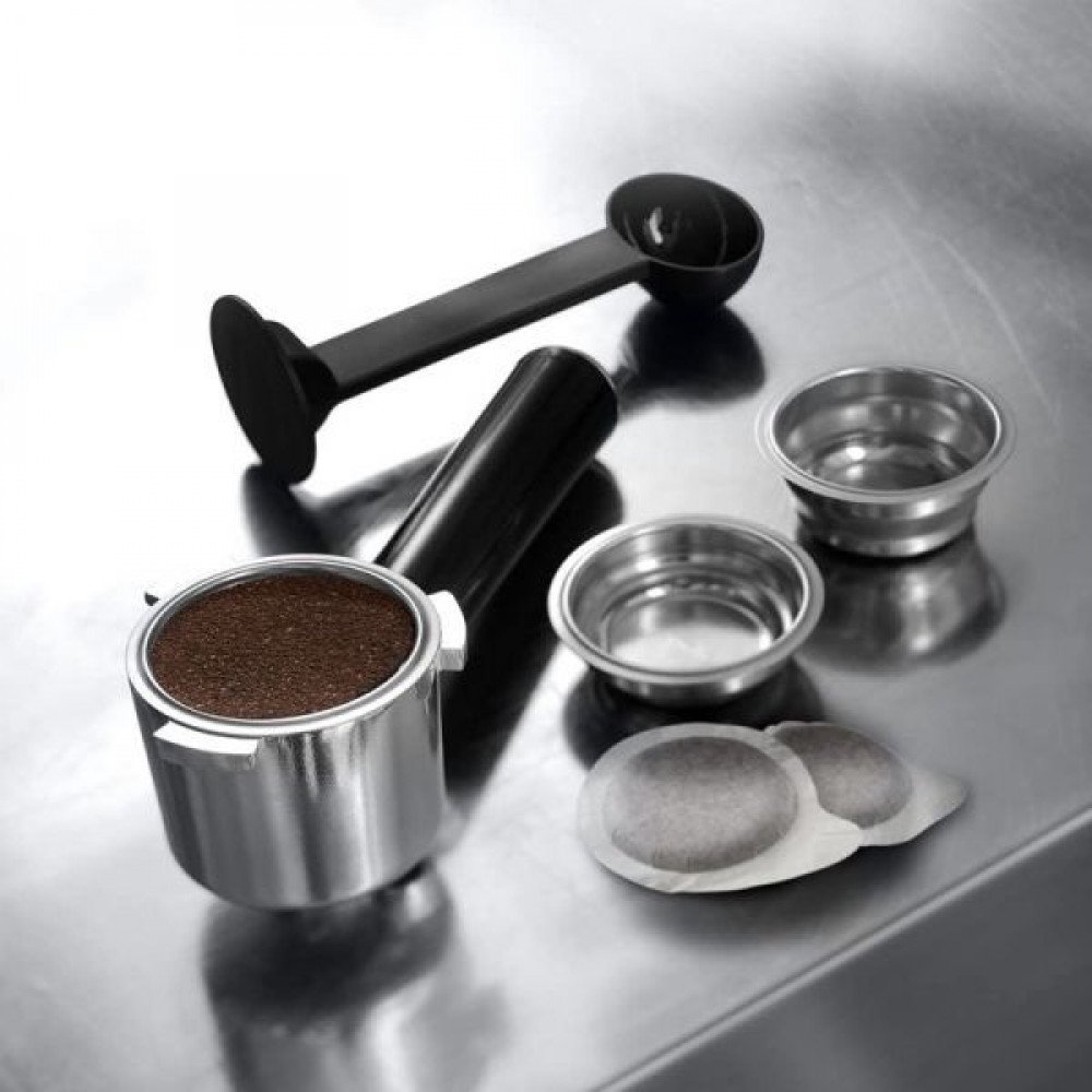 ديلونجي صانعة القهوه كابتشينو,لاتيه,اسبرسو, 15 كوب, 1350 واط, استيل - DLEC685.M