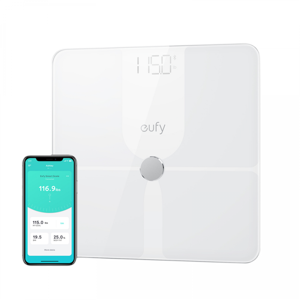 ميزان ذكي يوفي P1 رقمي لاسلكي لقياس الوزن - اسود