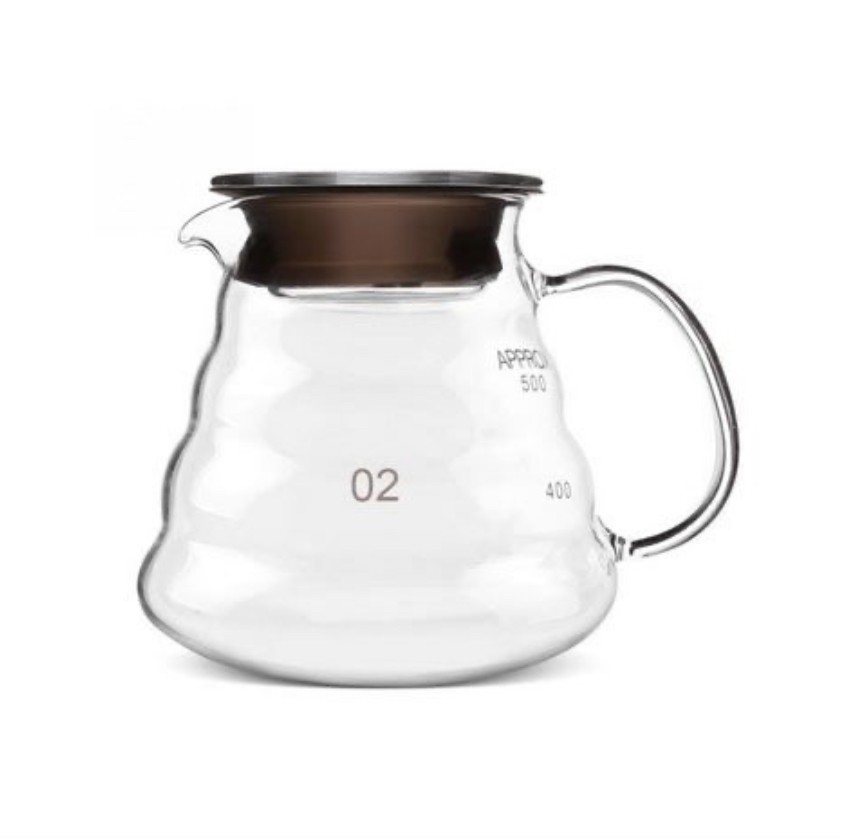 سيرفر زجاجي لتقديم القهوة 02 بسعة 600 مل