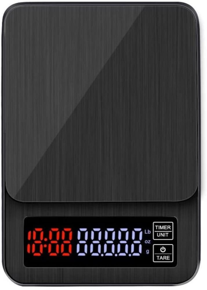 ميزان رقمي مؤقت للقهوة المختصة حتى 3 كيلوغرامات مع يواس بي