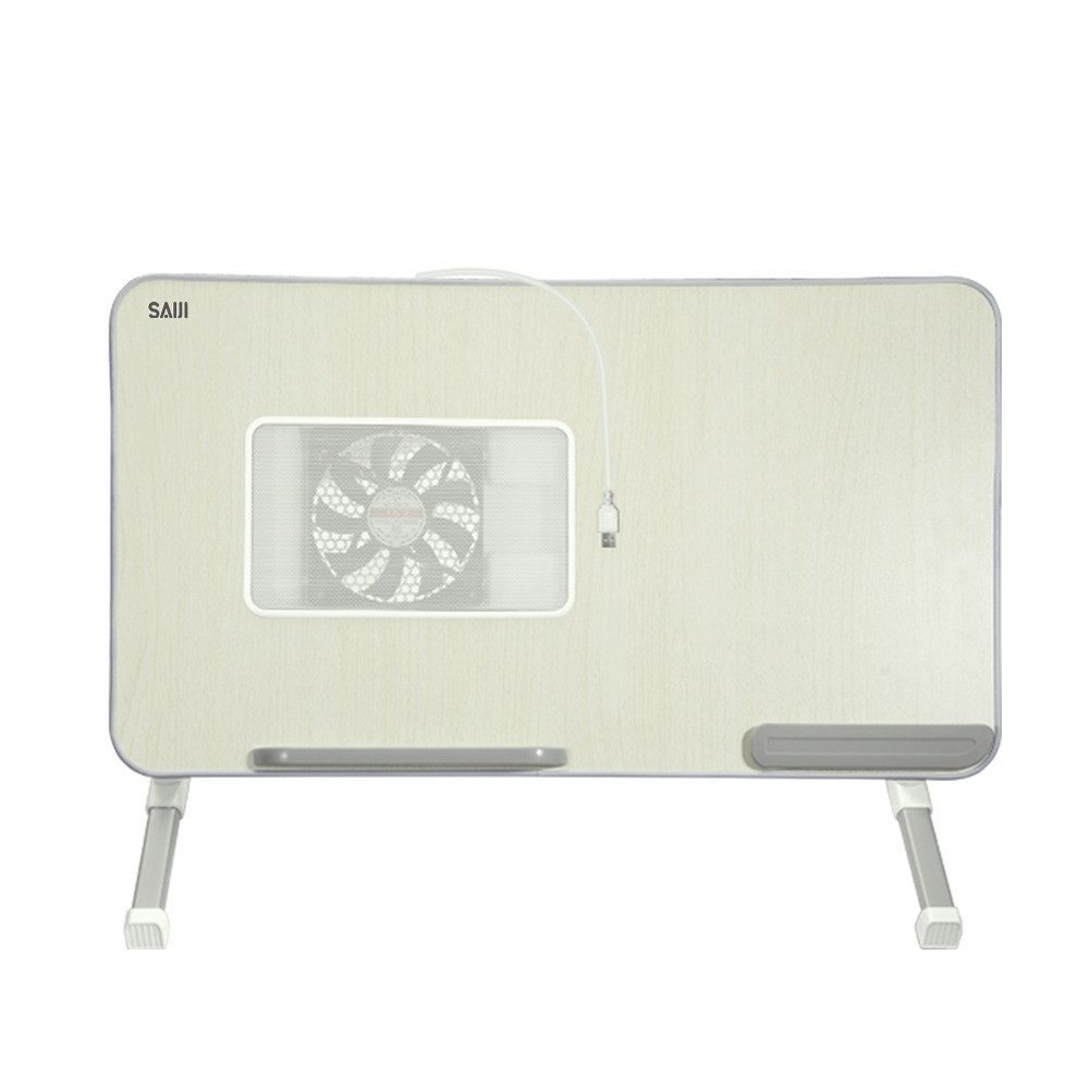 طاولة كمبيوتر محمول 17inchسايجي قابلة للطي مزودة بمبرد وزاوية قابلة للتعديل - رصاصي