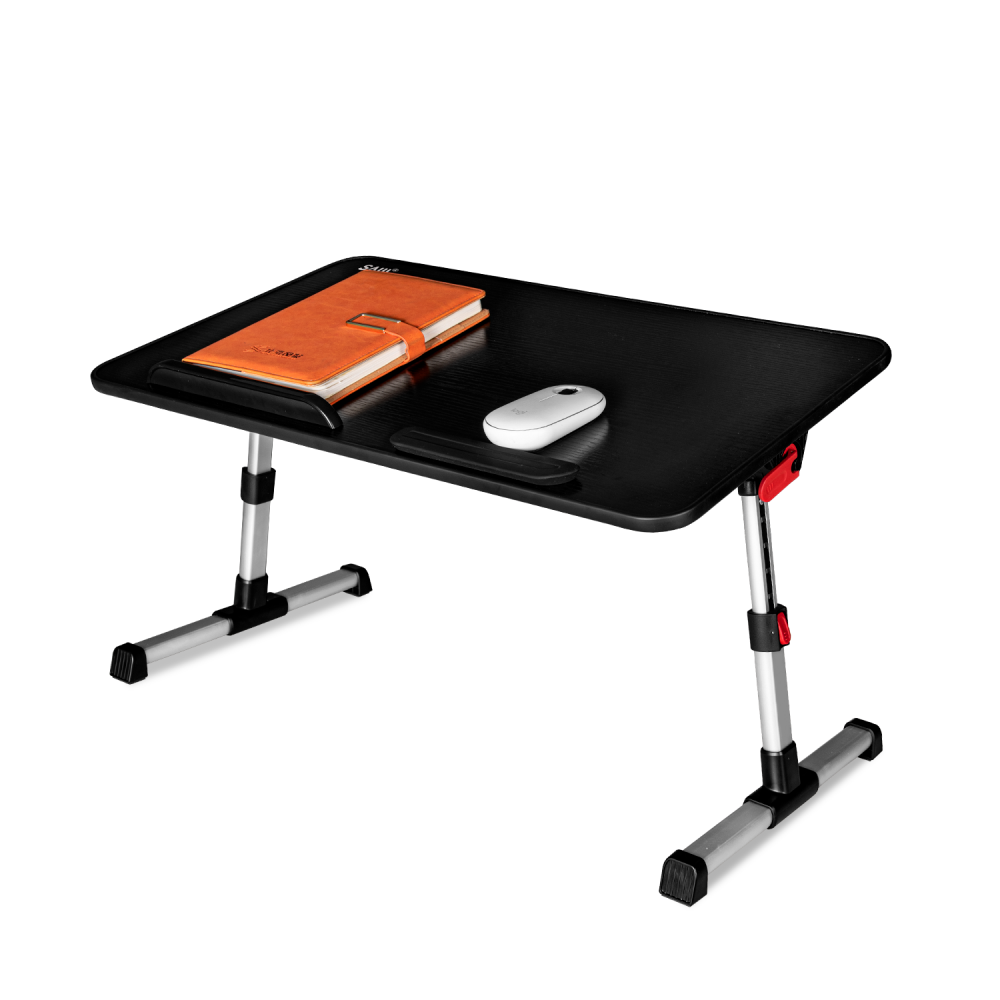 طاولة كمبيوتر محمول 17inchسايجي قابلة للطي وزاوية قابلة للتعديل - اسود