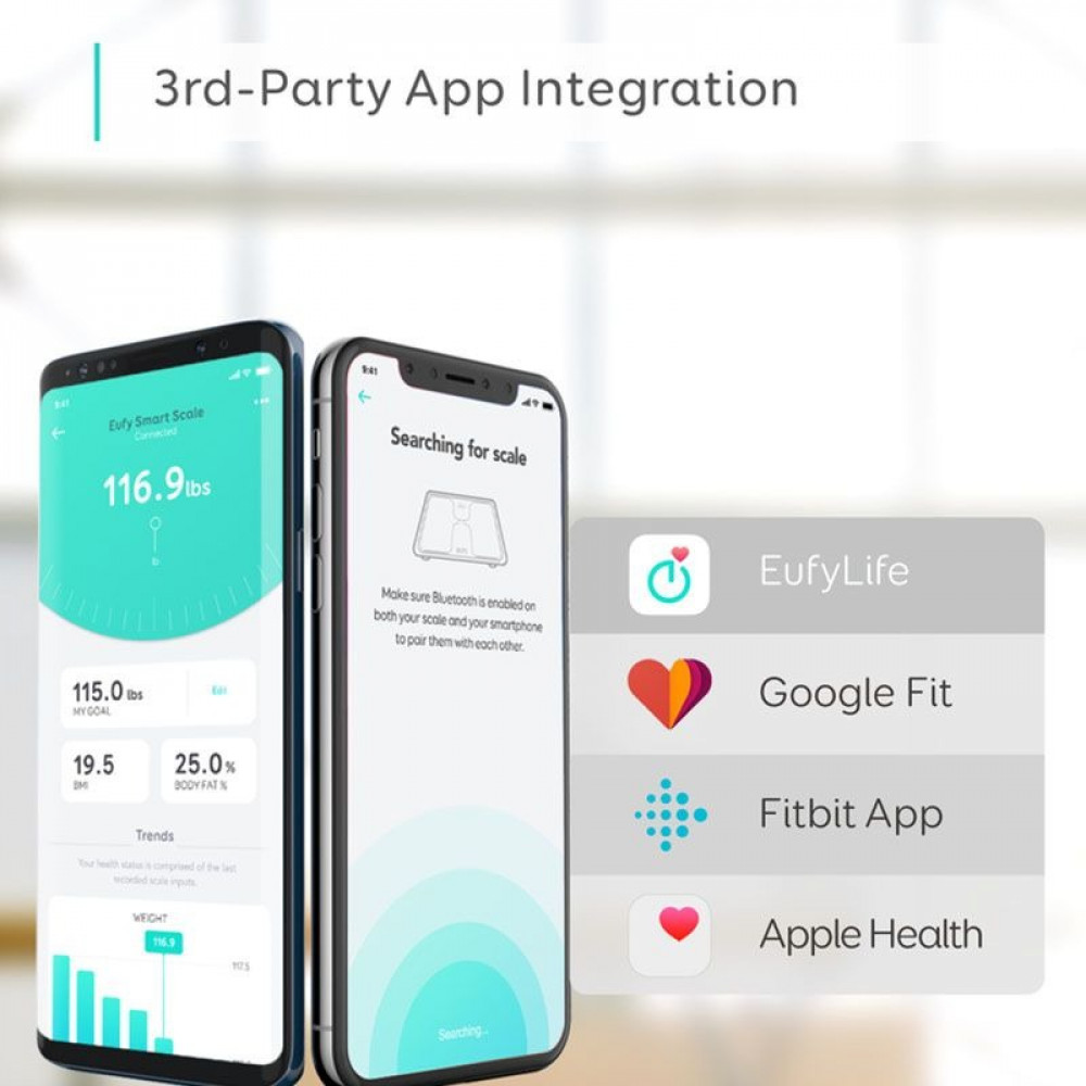 ميزان ذكي يوفي C1 رقمي لاسلكي لقياس الوزن - ابيض