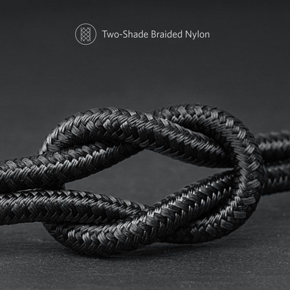 سلك شاحن انكر باورلاين بلس الاصدار الثاني من USB الى ايفون بطول 90 سم - اسود