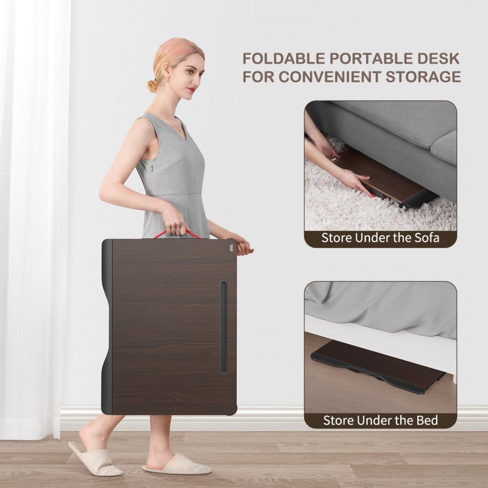 طاوله للابتوب سايجي متعدده الاستخدام - خشبي اسود