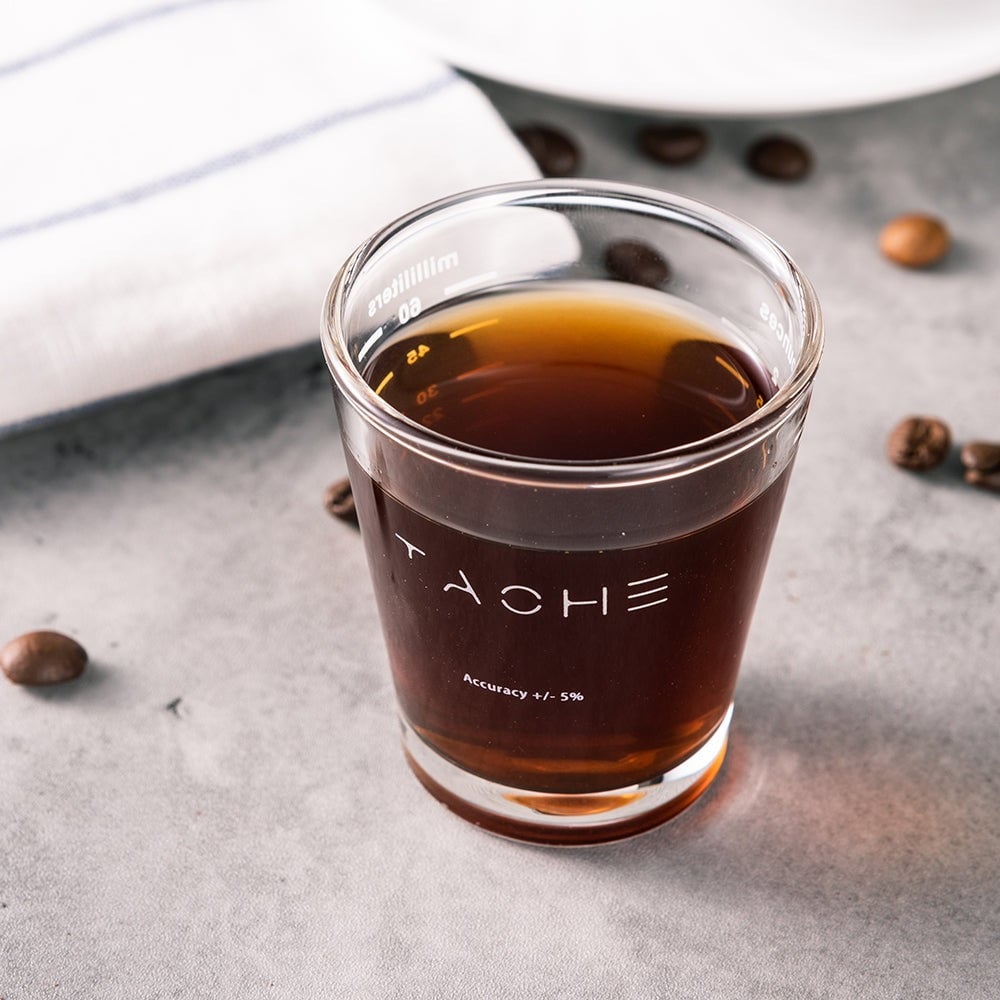 كوب معيار زجاجي- سعة 60 مل -Tache