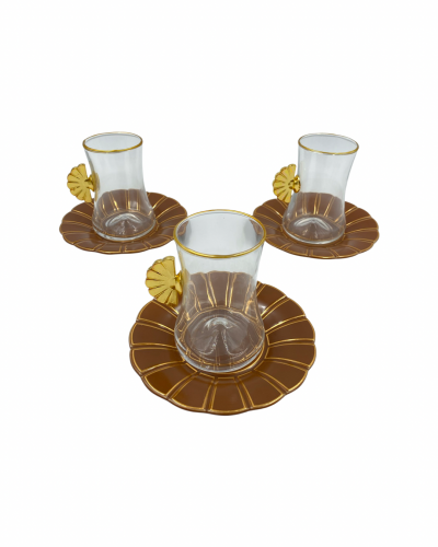 طقم كاسات شاي لست اشخاص 4