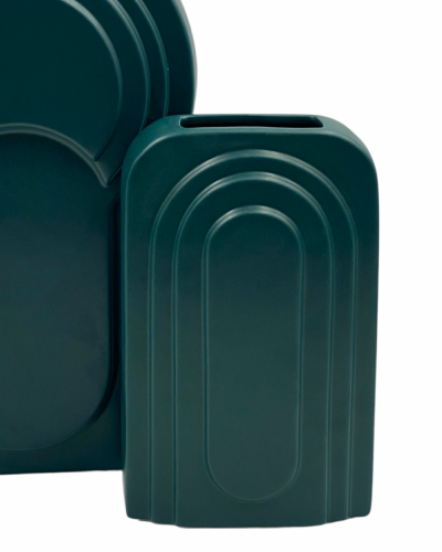 فازه سيراميك زيتي صغير