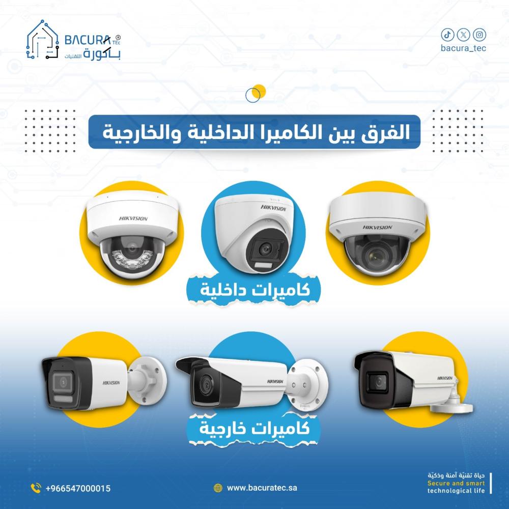 الفرق بين الكاميرا الداخلية والخارجية: اختيار الكاميرا المناسبة لحمايتك