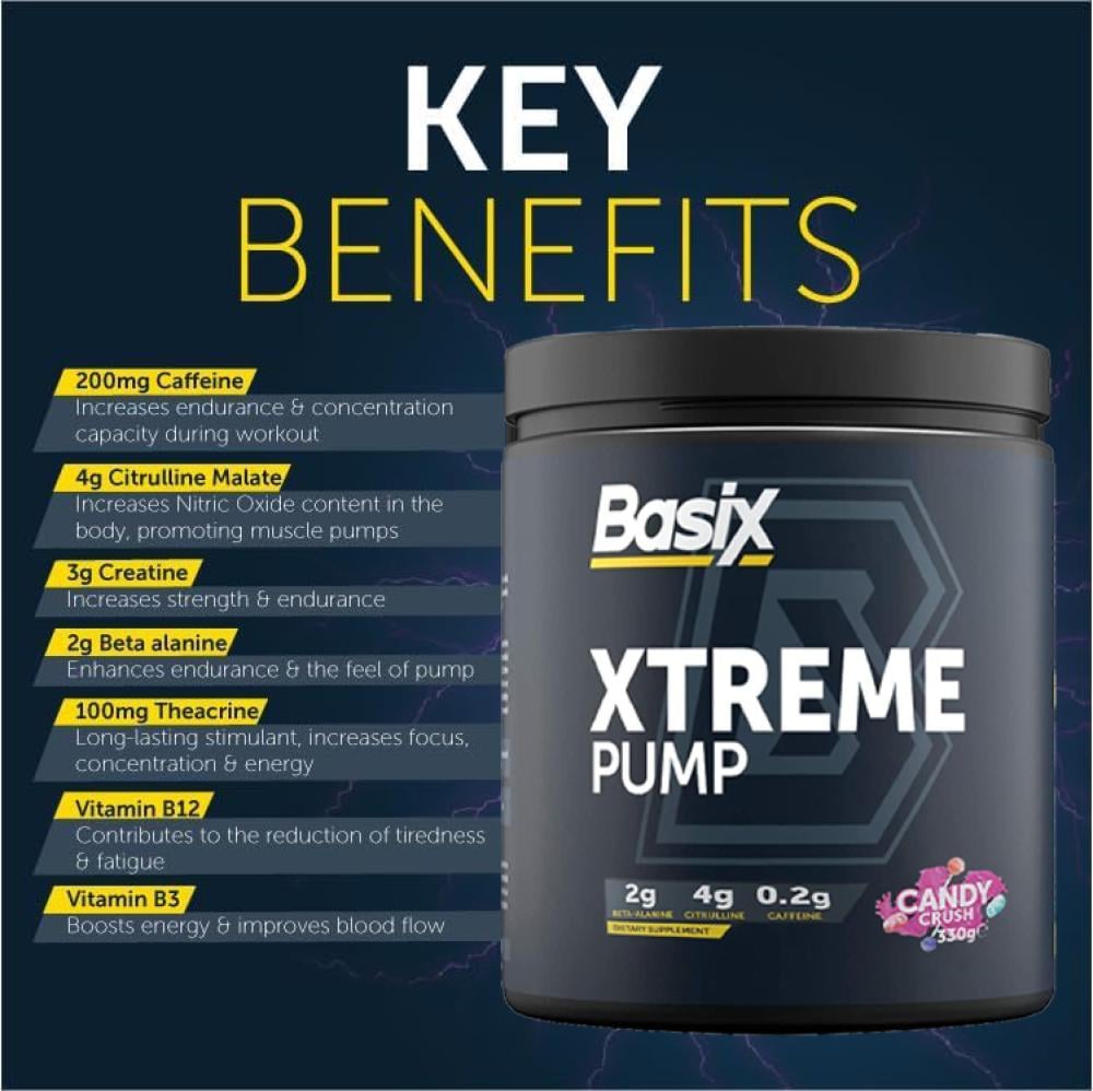 بيسيكس - اكستريم بامب (330 جم) - Basix Xtreme Pump