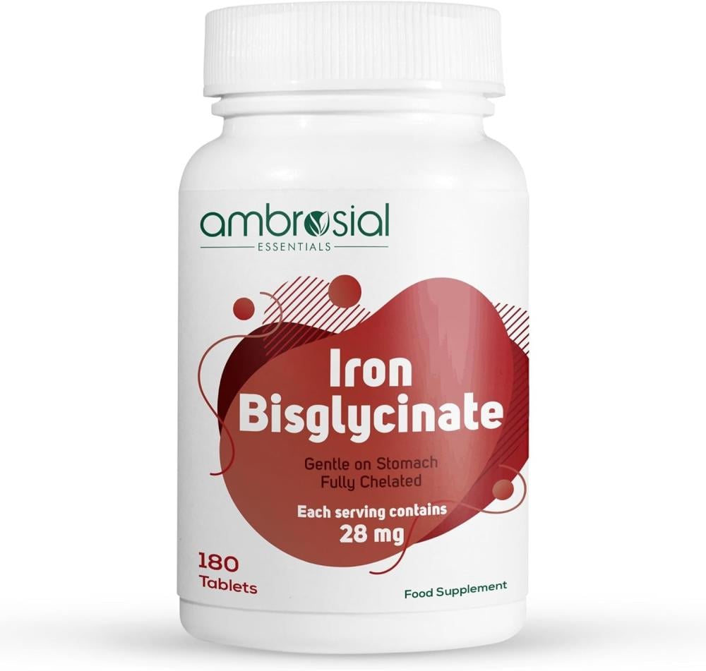 Ambrosial Iron Bisglycinate 28 mg