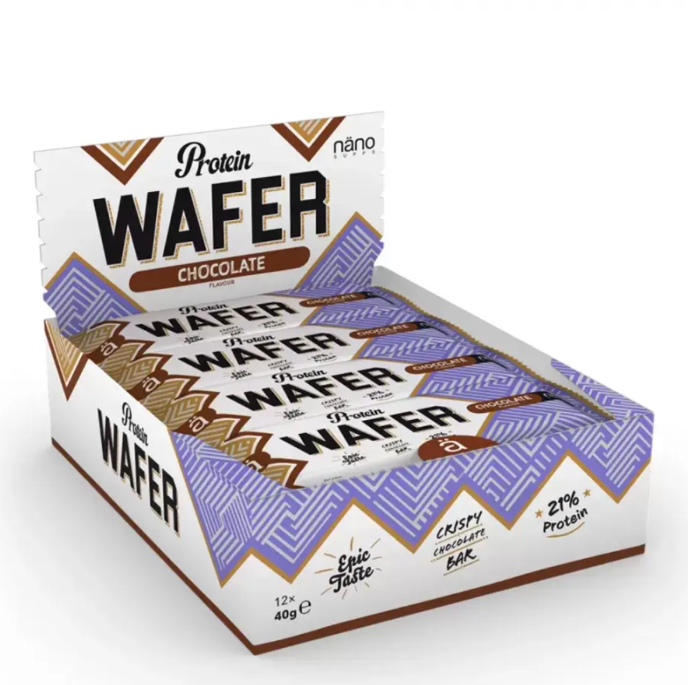 نانو سبس - ويفر بروتين كرسبي (12 حبة) - Nano Supps Protein Wafer