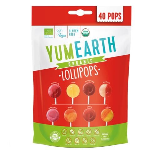 يم ايرث - مصاصات فواكه عضوية (40 حبة) - Yum Earth...