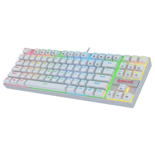 Redragon K552 KUMARA RGB Backlit White Gaming Keyb...