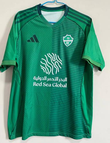 تيشيرت الاهلي السعودي الاخضر بشعار الاهلي الجديد 2...