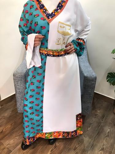 جلابية رمضان نسائي تركواز