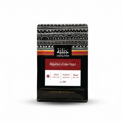 قهوة سوداء مطحونة