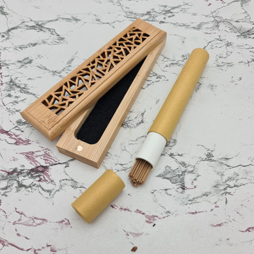 مبخرة ذكية لون بيج مع الأعواد