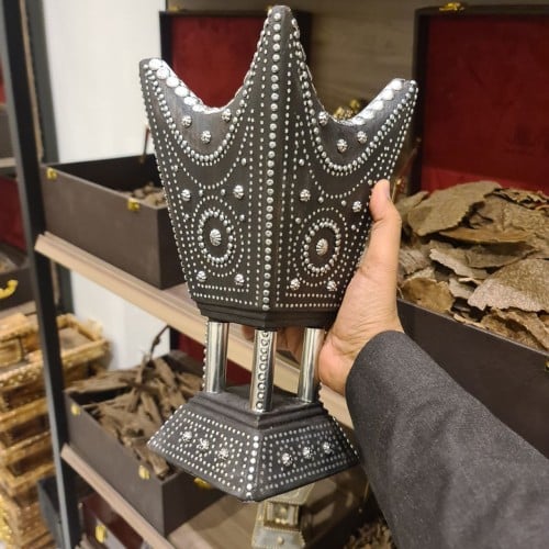 مبخرة ملكية كبير جدا ورنيش ورشم - منهل الطيب