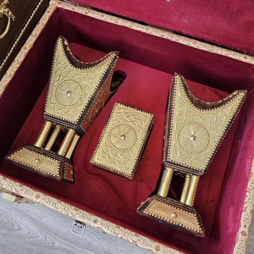 طقم إهداء مباخر ملكية شامل التوصيل - منهل الطيب