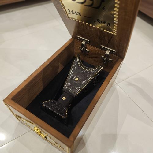طقم إهداء مبخرة ملكية كبير 26 سم  وصندوق شامل التوصيل