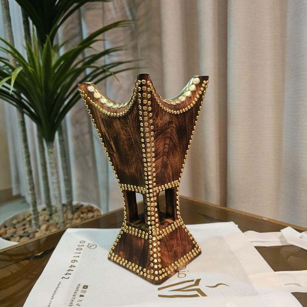 مبخرة خشبية صغيرة منهل الطيب