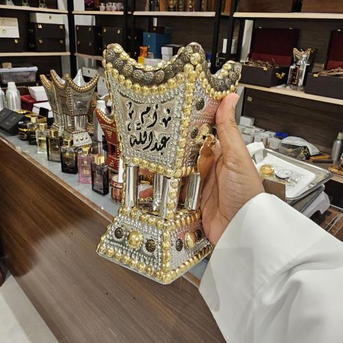 مبخرة حايلية صاج مقاس صغير مسمار زيتي مع الحلق