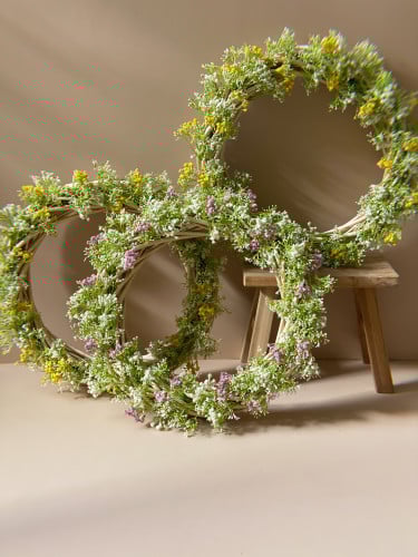 تعليقة اكليل جدارية - زهور  Baby's-breath